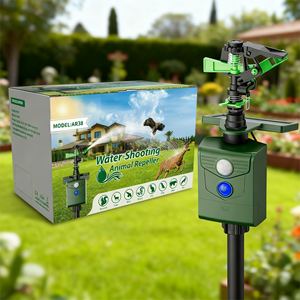 Repellente <span class=keywords><strong>Solare</strong></span> per Animali 2026 con Sensore PIR, Spruzzo d'Acqua e Luce Lampeggiante per <span class=keywords><strong>Protezione</strong></span> di Giardini, Cortili e Fattorie - Product Image 1