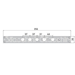Frente de acero cromado para Art. 608DP 668GP - Product Image 1