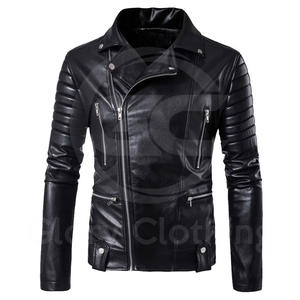 Veste en cuir de conception de haute qualité à bas prix, imperméable et respirante pour hommes, service OEM, vestes pour hommes - Product Image 1