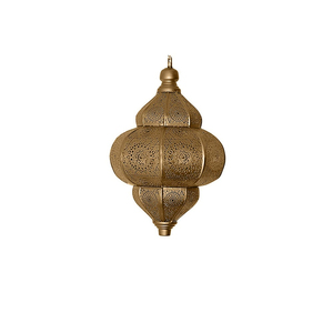 Vintage <b>Moroccan</b> Style Hanging Eco-Friendly Christmas Candle Lantern Handcrafted Metal Embossed <b>Decorative</b> Light Holder Home - Product Image 3