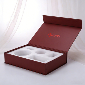 Custom Design Luxury Magnetic Folding Gift Box Rigid Cardboard Large Size Cosmetic Gift Packaging Magnetic Box With <strong>Foam</strong> <strong>Padding</strong> - Product Image 1