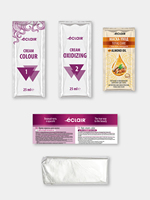 Crème colorante permanente pour cheveux Eclair OMEGA9, fini lisse, longue durée, tous types de cheveux, professionnelle, adulte et senior, EC01 UZ