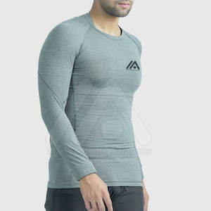 Meilleures ventes Chemises de compression pour hommes Respirant Rash Guard à bas prix en stock à vendre - Product Image 3