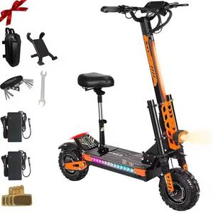 MEILLEUR PRIX 2025 Nouvelle Trottinette Électrique 60V 28Ah pour Adultes 5600W Pliable avec Vitesse Maximale de 83 km/h Prise en Charge OEM Qualité DIY - Product Image 6