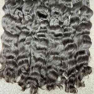 Extensiones de Cabello Humano Virgen Vietnamita Natural Liso de Alta Calidad, Doble Trama, Súper Doble Extracción, Todo Tipo - Product Image 4