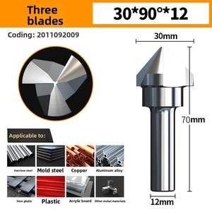 HSS 90-Degree Chamfering <strong>Drill</strong> Bit Single-Edge Cutter for <strong>Countersink</strong> &amp; Deburring - Product Image 4