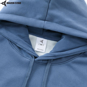 Sudadera con Capucha para Hombre, Invierno, 100% Algodón, Forro Polar Ecológico, Transpirable, Resistente al Viento, Estilo Casual Urbano, Color Sólido, 420 Gramos, OEM - Product Image 4