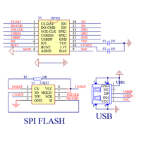 Puce vocale de haute qualité avec contrôle par bouton programmable, 16 broches, 3 ports IO, CH7002