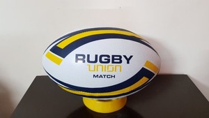 Premium Waterproof <b>Match</b> Rugby Ball for Professional <b>Games</b> Made with Rubber for Superior Handling Training Rugby Ball - Product Image 6