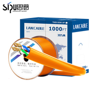 Pabrik SIPU Menyediakan Kabel Ethernet CCTV Cat5e 305m UTP PVC Jacket CCA 4-Pair Stranded 8-Conductor Model WX-CAT5E1
