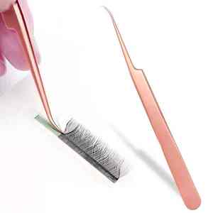 Pince à cils en acier inoxydable avec logo personnalisé OEM - Product Image 1