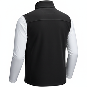 Gilet en polaire polaire pour homme, taille 5XL, veste sans manches, fermeture éclair, veste ample, décontractée, chaude, haut, personnalisable OEM - Product Image 4