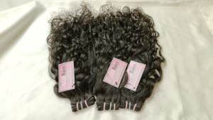 Trama de pelo rizado crudo indio de alta calidad 2024 extensiones de cabello humano crudo 100% precio al por mayor Dropship - Product Image 4