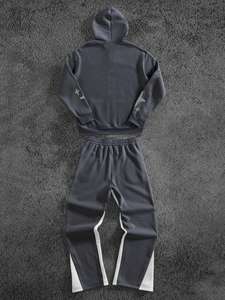 Conjunto Deportivo de Algodón French Terry de Primera Calidad para Ropa Urbana, Fabricante OEM, Serigrafía, 500 GSM - Product Image 6