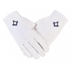 ถุงมือเครื่องราชกกุธภัณฑ์ผ้าฝ้ายสีขาวถุงมือเครื่องราชกกุธภัณฑ์ผ้าฝ้าย100โลโก้ตามสั่ง - Product Image 4