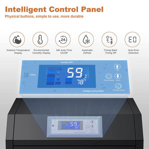 <span class=keywords><strong>Deshumidificador</strong></span> doméstico e industrial de 90L-150L de ahorro de energía con purificador de aire G4, máquina eléctrica de nueva condición en caja de Metal - Product Image 5