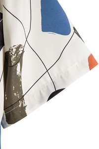 Chemise en lin personnalisée pour hommes Chemises pour hommes à manches courtes avec poche sur la poitrine et boutons - Product Image 4