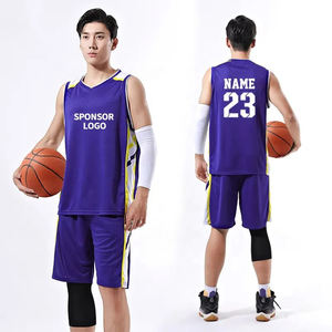 Camisetas de uniforme de baloncesto Reversible para hombre, ropa de alta calidad con Logo de EE. UU., venta al por mayor, barata, 100% - Product Image 1