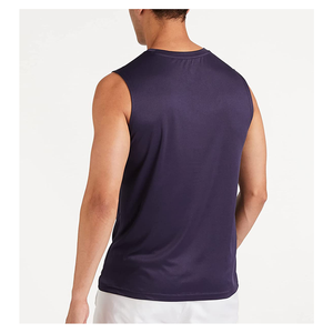 Nouveau Design Logo personnalisé Slim Fit uni sans manches vêtements de gymnastique hommes musculation entraînement débardeurs - Product Image 2