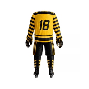 Uniformes confortables et doux personnalisables de hockey sur glace impression par sublimation approvisionnement d'usine OEM ODM ensembles de vêtements pour sports d'équipe style - Product Image 1