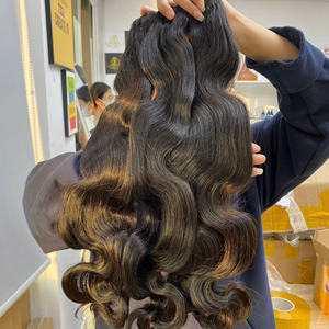 HVN Body Wave Trame Extensions de Cheveux Humains Vague Vietnamienne Naturelle 8-30 Pouces Bundles Bon Marché - Product Image 6