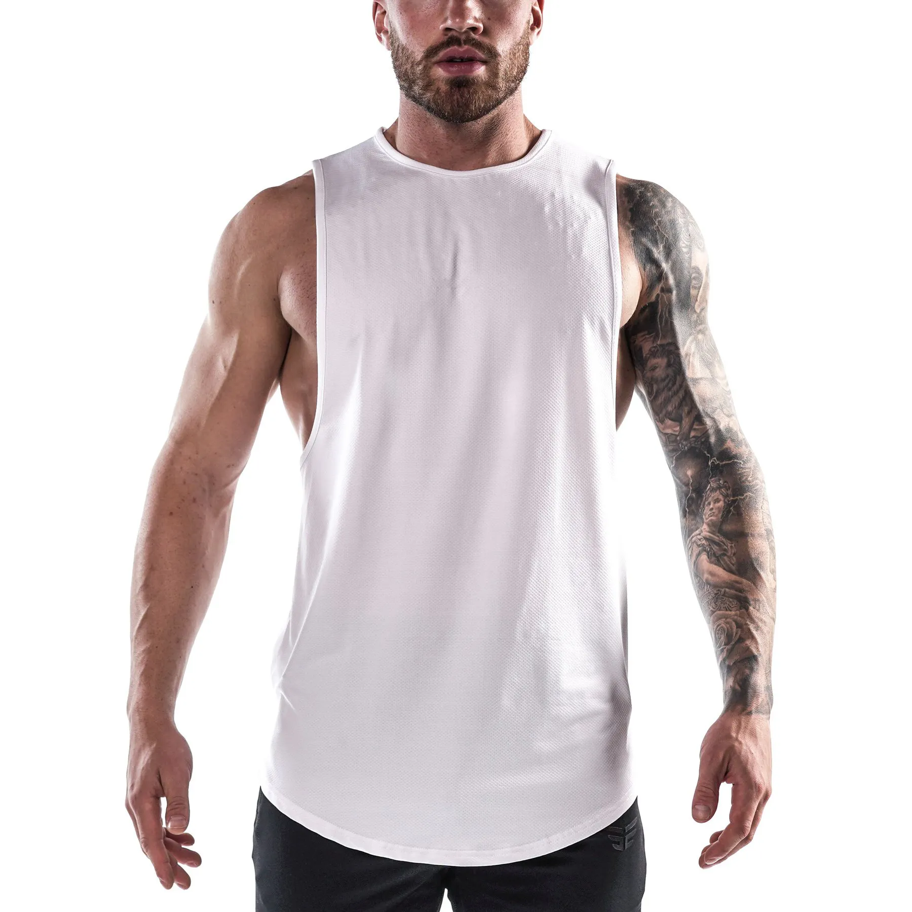 sustainable mens tanktop comfortable yoga tops OEM services cotton tank tops plus size street wear party wear singlets