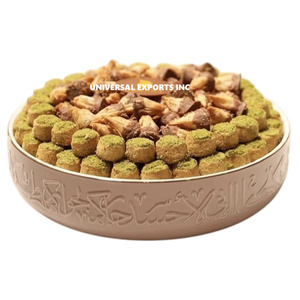Tazón de Chocolate Árabe de Metal, Excelente Calidad, Hecho a Mano, Tazón de Dulces Clásico, Elegante y Decorativo - Product Image 1