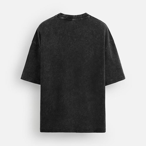 Vente en gros T-shirt uni en coton pour homme avec logo personnalisé T-shirt vierge décontracté à manches courtes - Product Image 6