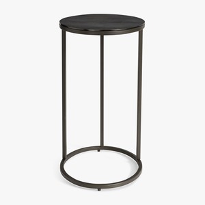 Meilleur prix Table d'appoint à cadre en fer fait à la main noir fini avec aluminium Design moderne pour salon canapé salle d'étude utiliser - Product Image 3