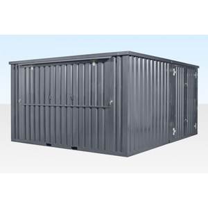 Kiosque de camion de nourriture de 4 m XL en kit avec magasin latéral lié (RAL7015) - Product Image 2