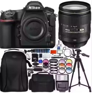 จัดส่งฟรี D850 FX D7500 DSLR กล้อง24-120mm f/4G AF-S ED VR เลนส์ + 64GB Pro พร้อมอุปกรณ์เสริมเพิ่มเติม - Product Image 1