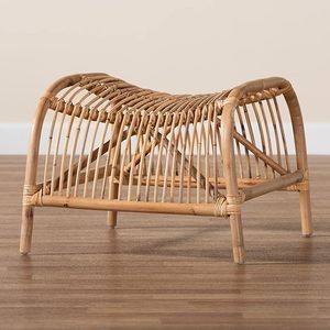 Reposapiés Lamaria Natural Rattan Talla Única Mobiliario Exterior - Product Image 5