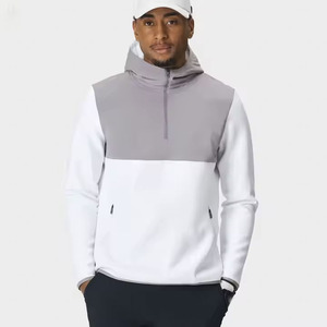 Personnalisé Haute Qualité Étanche Sport Lumière Stretcher 1/4 Zip Polyester Golf Performance Pull À Capuche Hommes - Product Image 6
