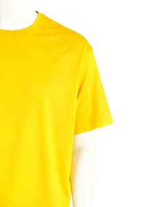 <b>Mens</b> <b>Yellow</b> Plain T Shirt Crew Neck Short Sleeve Casual Cotton Polyester Custom Logo Bulk Wholesale OEM Manufacturer Pro - Product Image 2