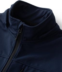Chaqueta Softshell unisex de gran calidad Logotipo frontal Impermeable Ecológico con capucha Invierno Tallas grandes Tendencia personalizada - Product Image 3