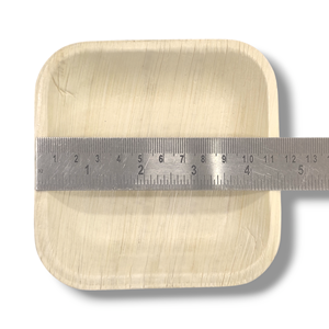 Assiette carrée peu profonde de 4.5 po de qualité supérieure-Vaisselle en céramique et en mélamine durable pour restaurant et usage domestique - Product Image 4