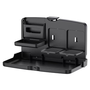 Bàn gấp đa năng, dễ lắp đặt, để trên tựa ghế ô tô, dùng để ăn uống, đựng đồ ăn nhẹ, đồ ăn, điện thoại, bộ dụng cụ nội thất - Product Image 1