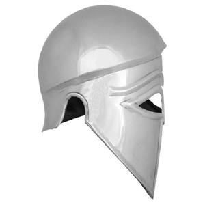 Handcrafted Greek Corinthian Helmet Replica Steel Die Cut Armour for History Reenactments and Collectors - Product Image 3