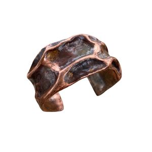 เครื่องประดับทองแดงแท้6มม. หลากสี2028แอฟริกันสำหรับผู้หญิงเทศกาล Holi เครื่องประดับอินเดียสร้อยข้อมือทองแดงเครื่องประดับแฮนด์เมด - Product Image 1