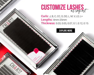 CharmLash vente en gros Extensions de cils au laser Extensions de cils sac d'emballage de cils personnalisé technologie avancée stimuler la rétention - Product Image 6