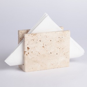 Porte-serviettes artisanal, durable, éco-responsable, style moderne classique, pour la maison, l'hôtel, le restaurant, le bureau, accessoires de décoration intérieure - Product Image 3
