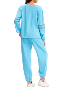 Survêtements de jogging XXL personnalisés pour femmes nouveau design plus ensembles à la mode vente en gros personnalisé nouveau design uni nouvelle mode - Product Image 2