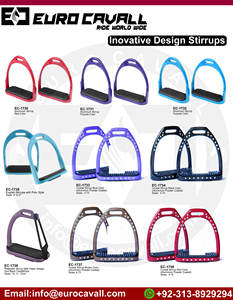 Super Quality Equestrian Product High-End <b>Powder</b> Coating Horse Stirrups English <b>Style</b> - Product Image 3