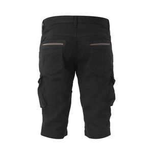 Men High Quality Customized Colors Grey Cotton Slim Fit Cargo Shorts <b>Mid</b> Waist Casual Style Drawstring Closure Breathable Quick - Product Image 2