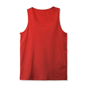 Camiseta sin mangas para hombre, de spandex y algodón, para gimnasio, entrenamiento muscular, transpirable, elástica, chaleco deportivo de verano - Product Image 3