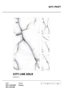 600x1200 Nuevos diseños Losa Azulejos de piso de porcelana Diseños españoles Azulejos pulidos esmaltados de gran tamaño Alto brillo - Product Image 3