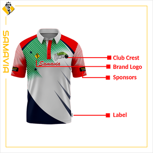 Polos deportivos Samavia Lawn Bowls-Unisex, manga corta, fabricante de EE. UU., Jersey de juego de moda, mercado de la UE - Product Image 3