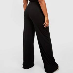 Pantalones Casuales Holgados de Pierna Ancha y Cintura Alta para Mujer, Estilo Urbano, de Poliéster/Algodón - Product Image 6