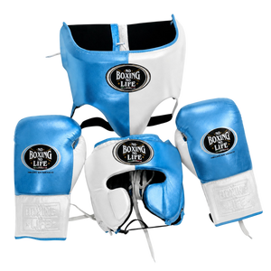 Equipo de Boxeo Premium de Alta Calidad No Boxing No Life, Kit con Guantes 100% Cuero Genuino, Protector de Cabeza y Protector Inguinal para Adultos, para Artes Marciales - Product Image 5