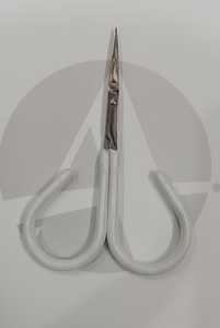 Ciseaux de pêche à la mouche en acier inoxydable pour couper les hameçons avec poignée blanche Ciseaux Super Line personnalisés - Product Image 5